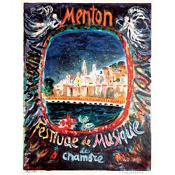 Original Menton Poster