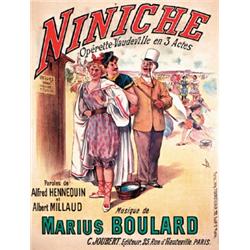 Old Poster, Theater, Beach Scene