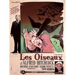 The Birds, French, Hitchcock