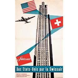 Great Photomontage Swissair Poster