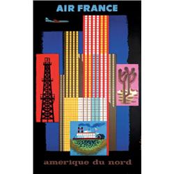 Air France Poster 1962