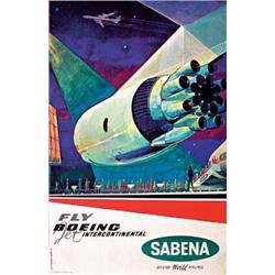 Sabena Rocket Poster