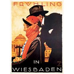 Rare Hohlwein Travel Poster