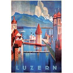 Original Swiss Travel Poster