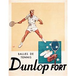 Old Tennis Poster 1950