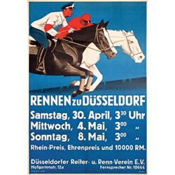 Horse Racing Poster 1932