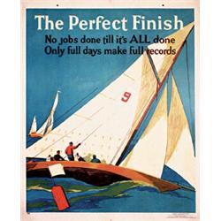 Work Incentive Poster, Sailing