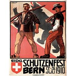 Swiss  Poster 1910 Schutzenfest