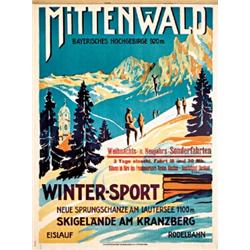 Ski Poster 1929 Germany