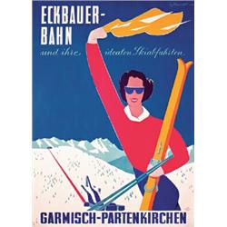 Ski Poster Germany 1950s