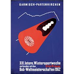 Bob Sled World Cup Poster