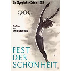 Rare Riefenstahl Olympic Poster #1