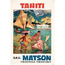 Matson Line Poster 1950s