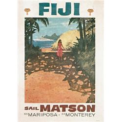 Matson Line Poster 1950s