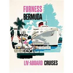 Old Bermuda Cruise Poster