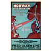 Image 1 : Olsen Line Poster, Norway