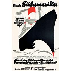rare Ship Poster 1930s