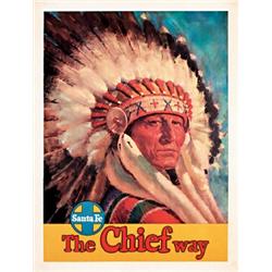 Santa Fe Chief Poster