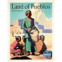 Santa Fe Pueblos Poster