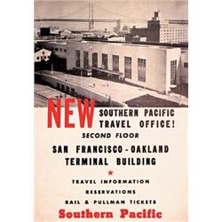 1930s Poster Southern pacific