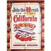 Image 1 : American Airlines Goldrush Poster