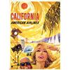 Image 1 : California American Airlines Poster