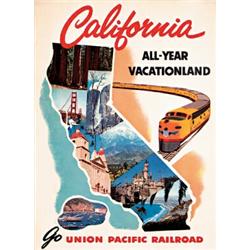 Union Pacific Poster California
