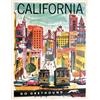 Image 1 : Old Greyhound California Poster