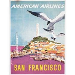 American Air San Francisco Poster