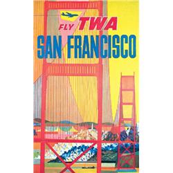 TWA Klein Poster San Francisco