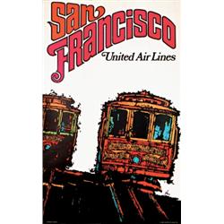 2 Old United Air Lines Posters
