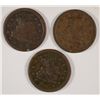 Image 1 : 3 LARGE CENTS 1848, 49, 51
