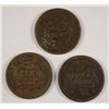 Image 2 : 3 LARGE CENTS 1848, 49, 51