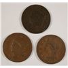 Image 1 : 3 LARGE CENTS 1832, 33, 53