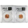 Image 2 : 1958 P&D LINCOLN CENTS, PCGS MS-66 RED