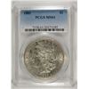 Image 1 : 1885 MORGAN SILVER DOLLAR, PCGS MS-61
