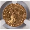 Image 2 : 1929 $2.5 GOLD INDIAN NGC AU-58