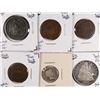 Image 1 : (6) MISC COINS (1853-1C, 1864-2C, 1865-2C, 1868-2C, 1914-D-10C, 1858-50C)