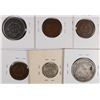 Image 2 : (6) MISC COINS (1853-1C, 1864-2C, 1865-2C, 1868-2C, 1914-D-10C, 1858-50C)
