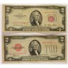 Image 1 : 1928 & 1953 $2 US NOTES (RED SEALS) STAR NOTES !!!