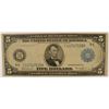 Image 1 : 1914 $5 FEDERAL RESERVE NOTE