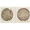Image 2 : 2 - CANADA $1 SILVER; 1958 & 1966, VF's