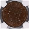 Image 2 : 1853 LARGE CENT NGC MS-64 BN
