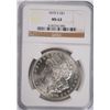 Image 1 : 1878-S MORGAN SILVER DOLLAR, NGC MS-63