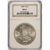 Image 1 : 1885-O MORGAN SILVER DOLLAR, NGC MS-61