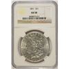 Image 1 : 1891 MORGAN SILVER DOLLAR, NGC AU-58