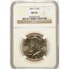 Image 1 : 1981-P KENNEDY HALF DOLLAR, NGC MS-66 NGC PRICE GUIDE=$140.00