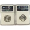 Image 2 : ( 2 ) 1960 WASHINGTON QUARTERS, NGC MS-65