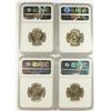Image 2 : LOT OF ( 4 )  WASHINGTON QUARTERS, NGC GRADED MS-65:  1973-D, 74-D,  1981 P&D