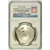 Image 1 : 2014 BASEBALL HALL OF FAME SILVER DOLLAR, NGC PROOF-69 ULTRA CAMEO